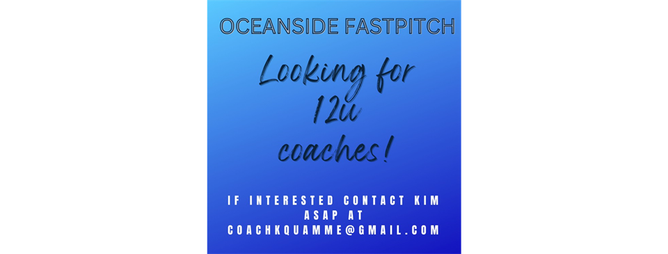 WE NEED COACHES