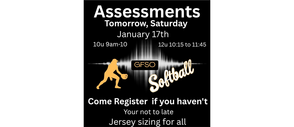 Assessments -Tomorrow